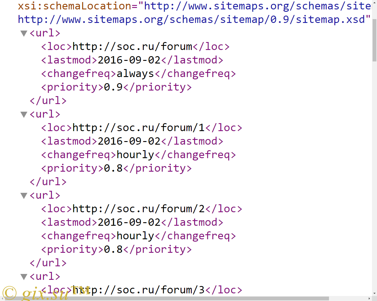 Gix.su - Карта сайта.xml