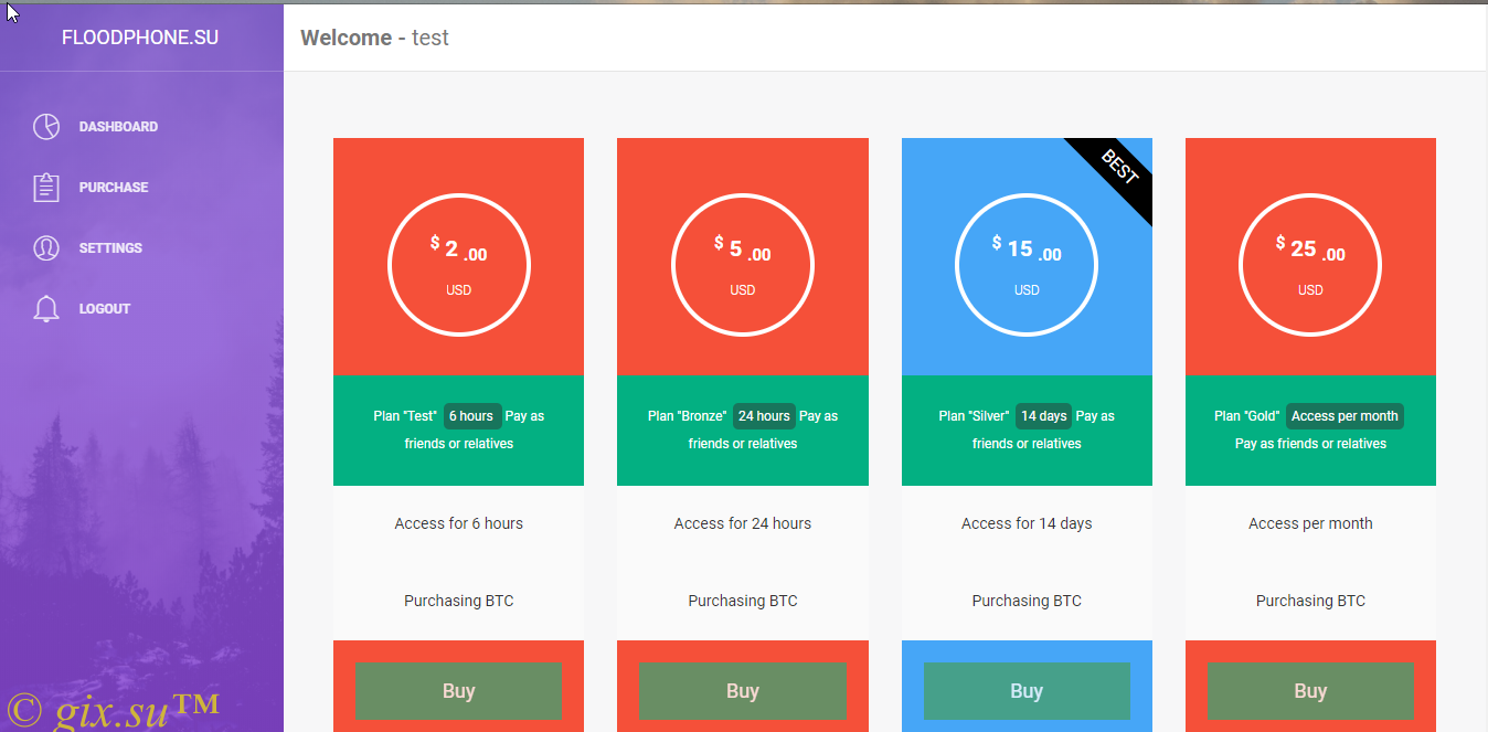 Gix.su - Флудер мобильных номеров