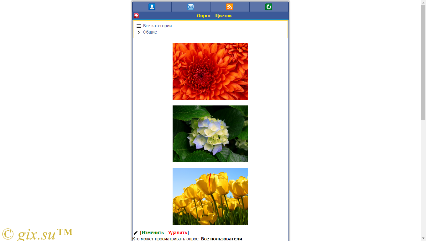 Gix.su - Опросы